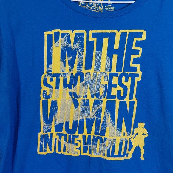 Street Fighter II Chun Li 30th Anniversary Strongest Woman Capcom Large T-shirt - Picture 2 of 6